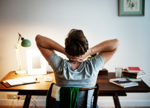 Honeyview man stressed while working on laptop 1