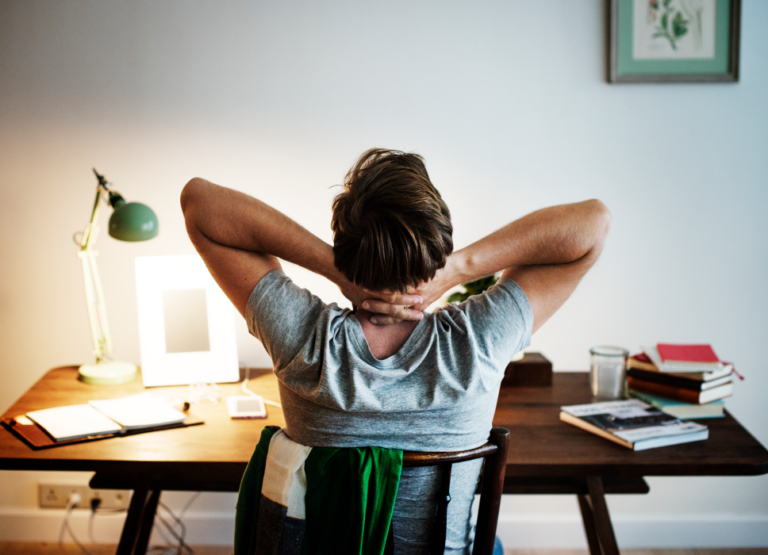 Honeyview man stressed while working on laptop 1