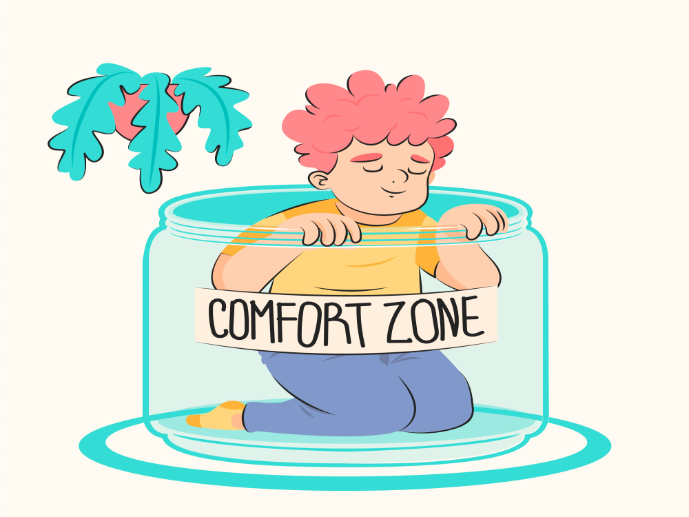 Step outside your comfort zone/summer vacation