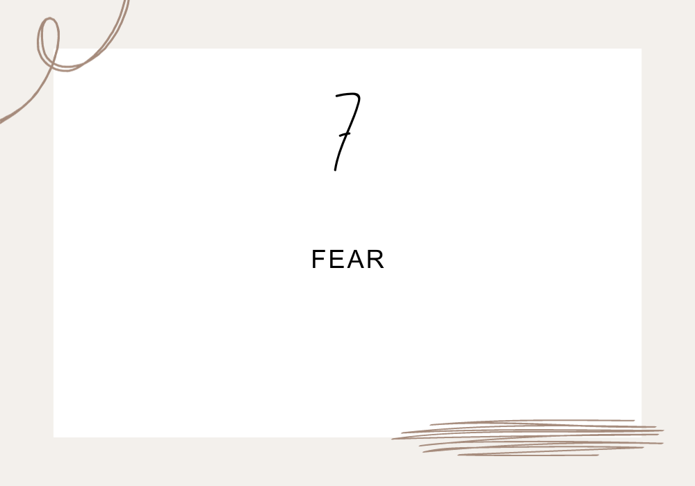 Fear / Time wasters